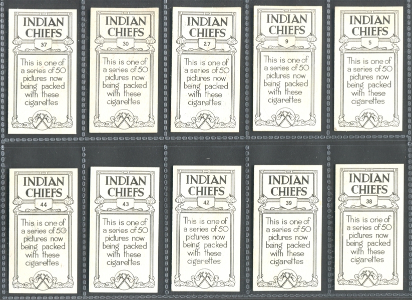 1930 British American Tobacco (BAT) American Indians Lot of (13) High Grade Cards