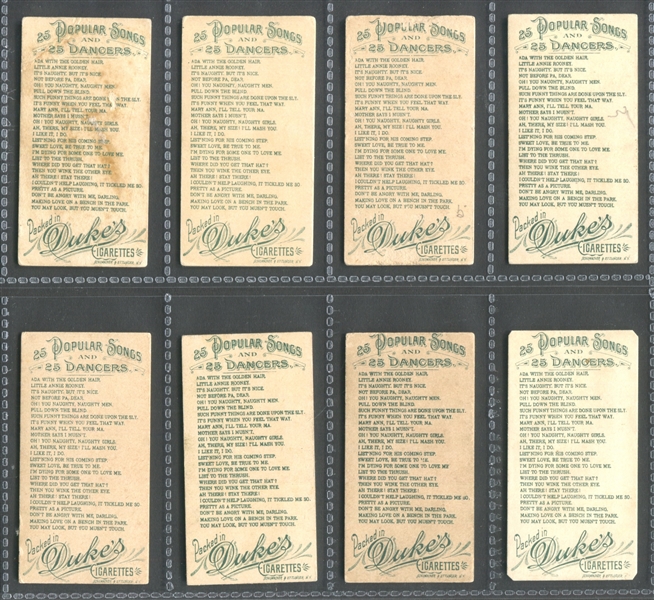 T457/N93 Duke's 25 Songs and 25 Dances Partial Set of (37) Cards