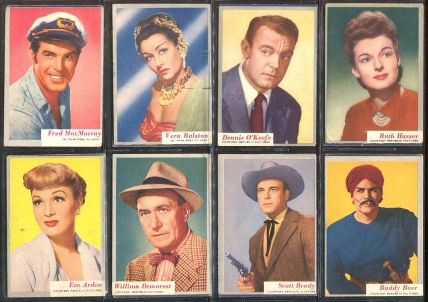 1953 Topps Who-Z-At? Star Cards Complete Set of (80) Cards