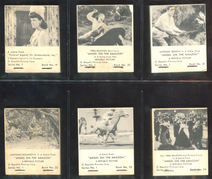 1949 Bowman Flipbooks: Series 1 Complete Set of (24) Books