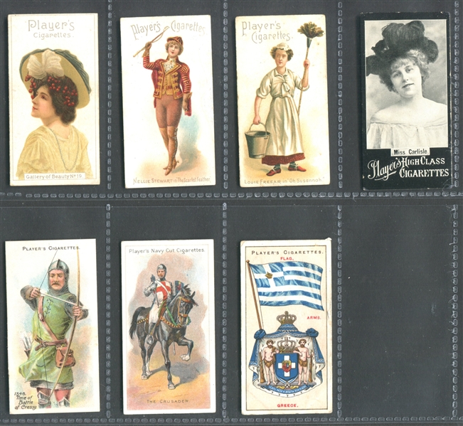 John Player (UK) Mixed Lot of (7) Type Cards with Better Issues