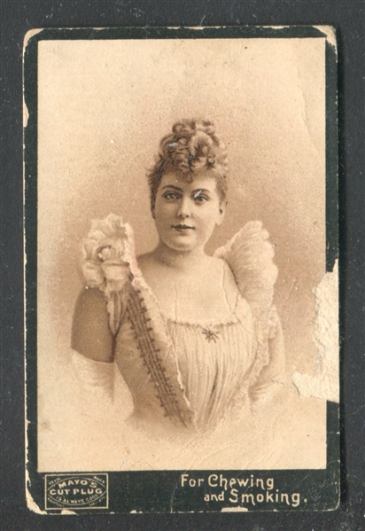 N298 Mayo Cut Plug Actresses (Black Border) Lillian Russell