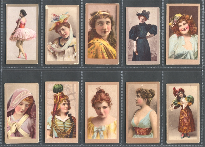 T400 Old Gold Cigarettes Actresses Lot of (14) Cards