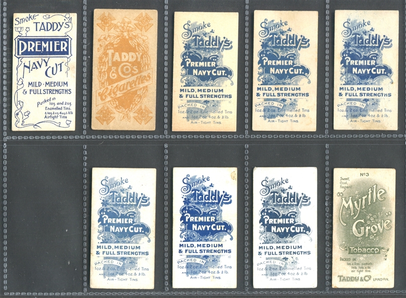 Mixed Taddy's (UK) Lot of (9) Better Type Cards