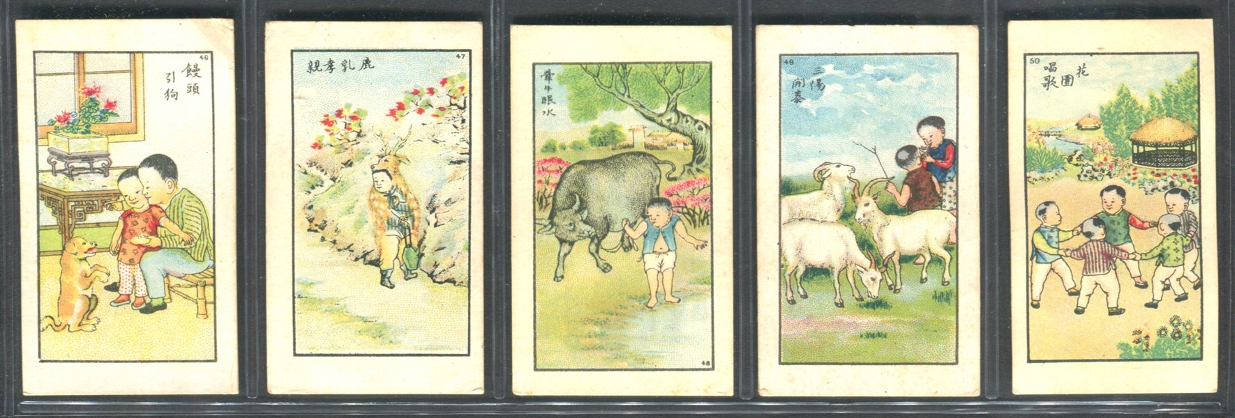 1910's British Cigarett Co Chinese Scenes Set of (50) Cards