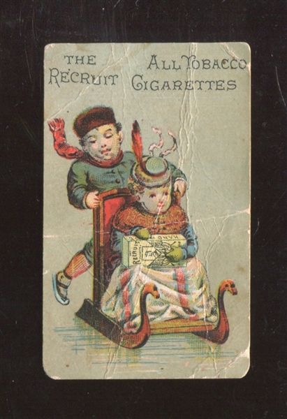 N-UNC Recruit Cigarettes Children Images Type Card