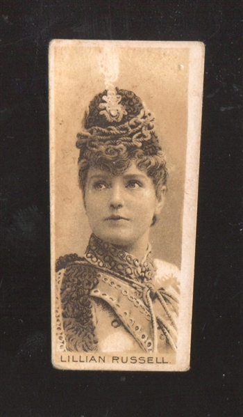 N494 Jersey Cheroots Actresses - Lillian Russell - With Hat