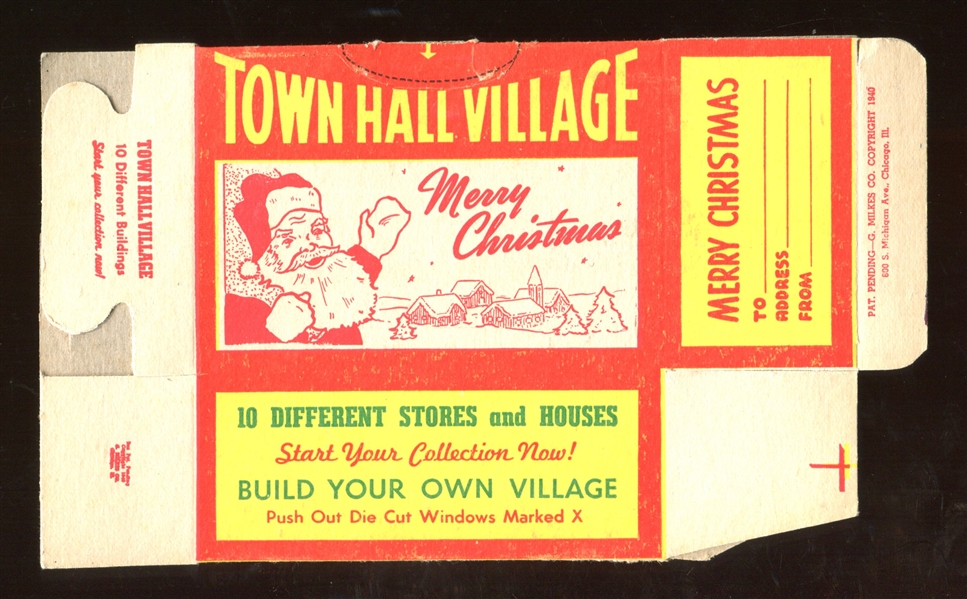 R-UNC Town Hall Village Candy Box Lot of (3) Different