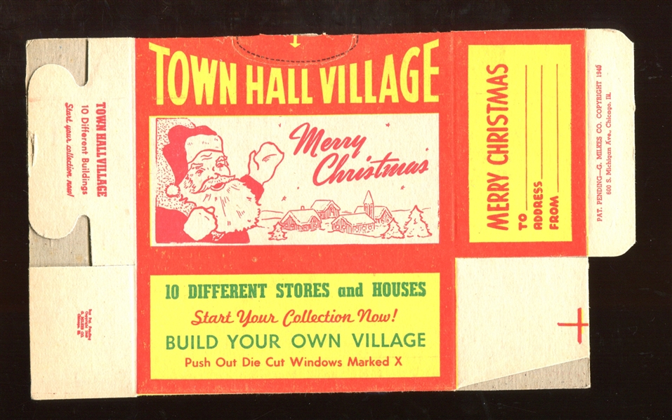 R-UNC Town Hall Village Candy Box Lot of (3) Different