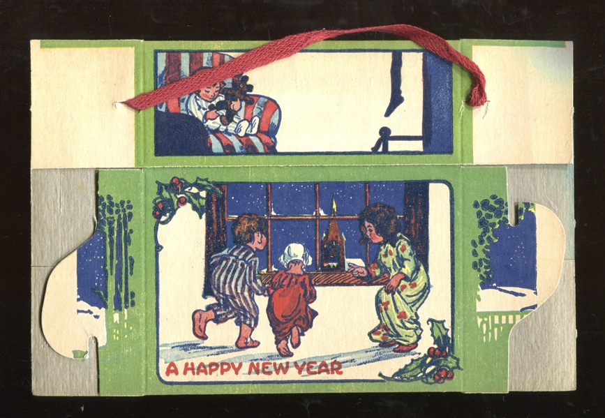 R-UNC Happy New Years Candy Box With Ribbon