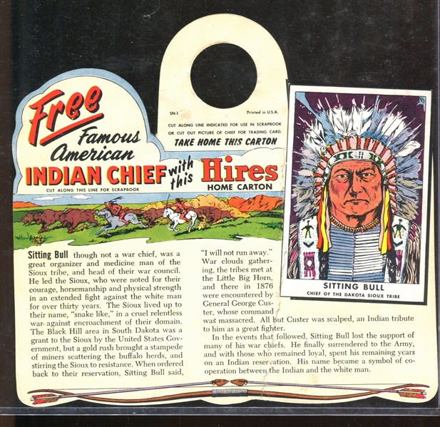 F225-1 Hires Rootbeer American Indian Hangars Complete Set of (6)