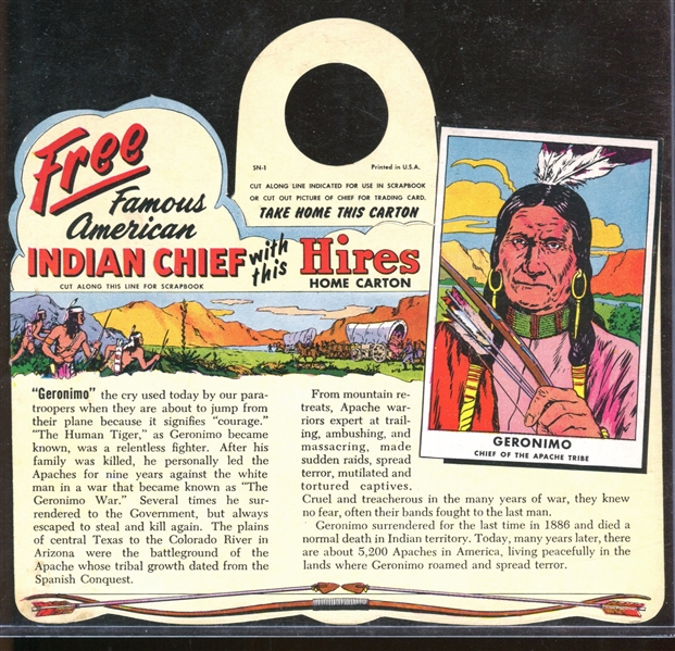 F225-1 Hires Rootbeer American Indian Hangars Complete Set of (6)