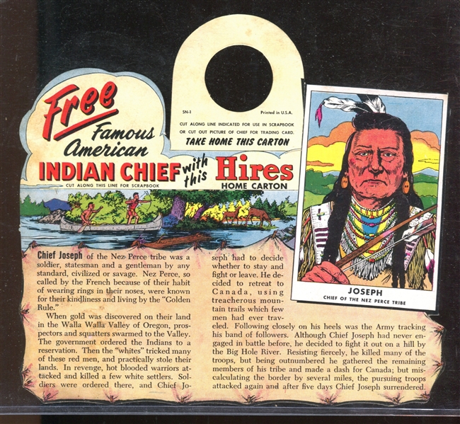 F225-1 Hires Rootbeer American Indian Hangars Complete Set of (6)