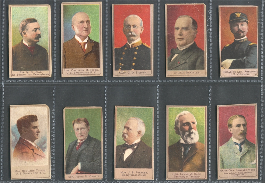 T175 Sweet Caporal Heroes of the Spanish American War Lot of (26) Cards