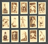 1948 Topps "Magic" Wrestling Subset Complete Set of (25) High Grade Cards