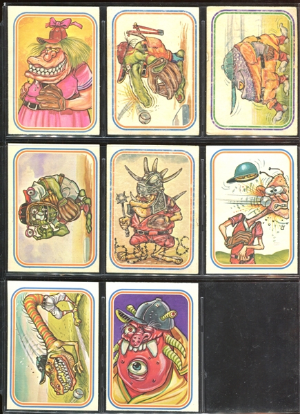 1973 Donruss Baseball Super Freaks (Series I) Complete Set of (44) Stickers 