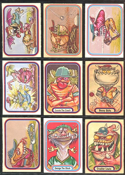 1973 Donruss Super Freaks (Series II) Near Complete Set of (41/42) Stickers 