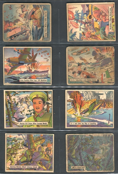 R164 Gum Inc War Gum Lot of (64) Cards