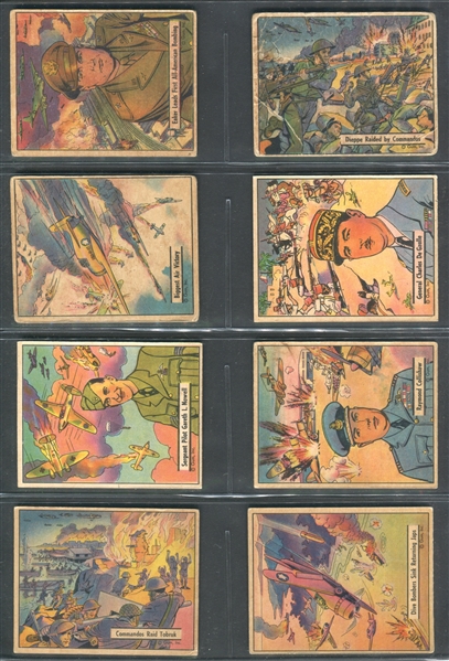 R164 Gum Inc War Gum Lot of (64) Cards