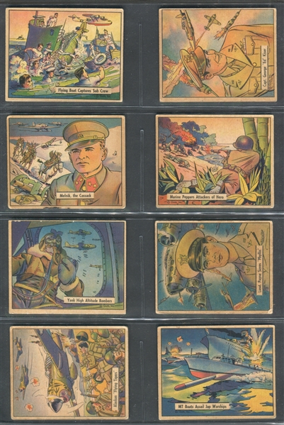 R164 Gum Inc War Gum Lot of (64) Cards