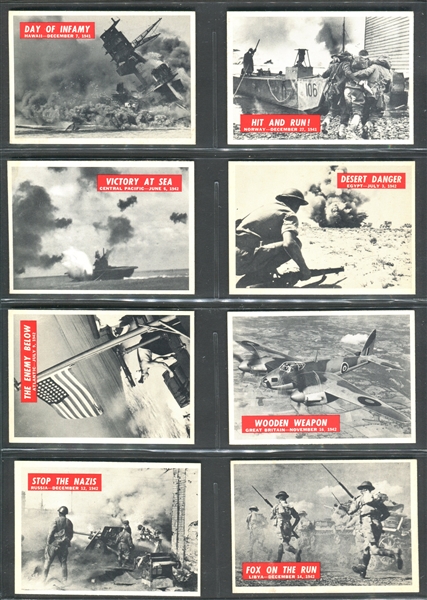 1965 Philadelphia Gum War Bulletin Complete Set of (88) Cards