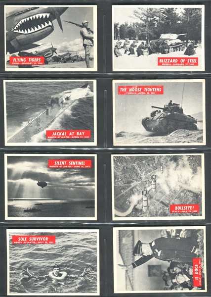 1965 Philadelphia Gum War Bulletin Complete Set of (88) Cards