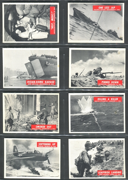 1965 Philadelphia Gum War Bulletin Complete Set of (88) Cards