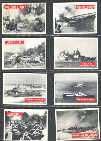 1965 Philadelphia Gum War Bulletin Complete Set of (88) Cards