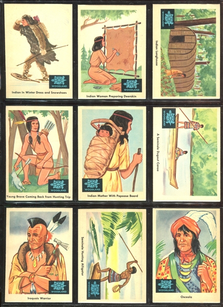 1959 Fleer Gum Indians Complete Set of (80) Cards