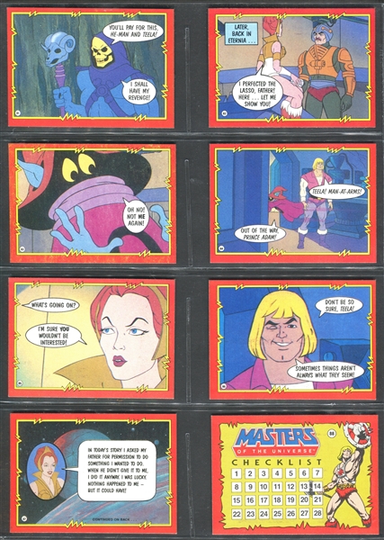 1984 Topps Masters of the Universe Complete Set of (88) Cards