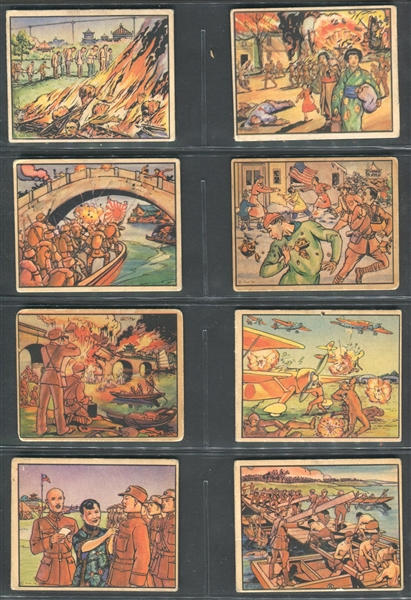 R69 Gum Inc Horrors of War Partial Set of (214/288) Cards with (18) Highs