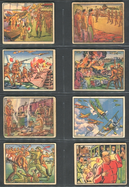 R69 Gum Inc Horrors of War Partial Set of (214/288) Cards with (18) Highs