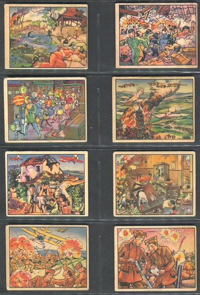 R69 Gum Inc Horrors of War Partial Set of (214/288) Cards with (18) Highs