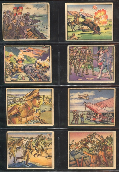 R69 Gum Inc Horrors of War Partial Set of (214/288) Cards with (18) Highs