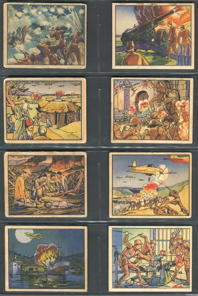 R69 Gum Inc Horrors of War Partial Set of (214/288) Cards with (18) Highs