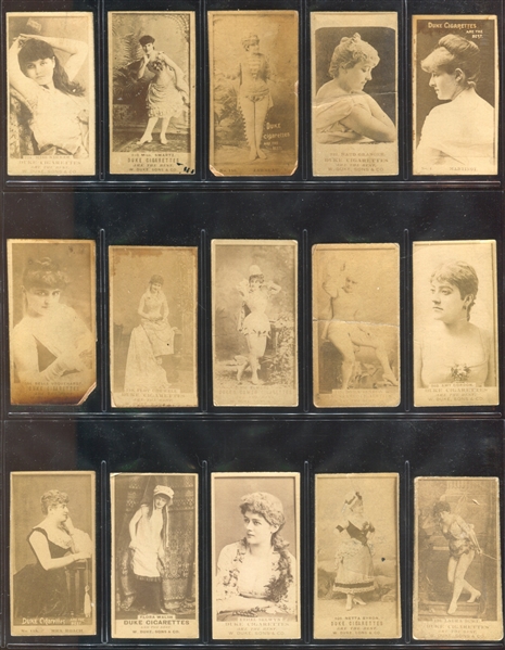 N145 Duke Actresses Mixed Brand Lot of (55) Cards