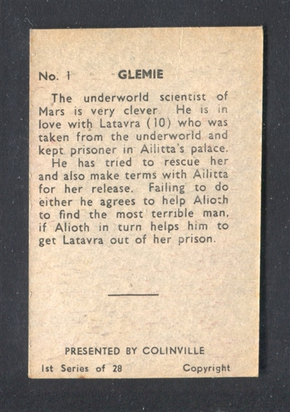 1956 Colinville Space Fantasy #1 Glemie