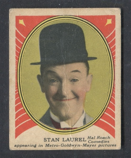 R68 Shelby Gum Hollywood Picture Stars #13 Stan Laurel