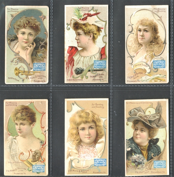 N295 Mayo Cut Plug Actresses Lot of (12) Cards