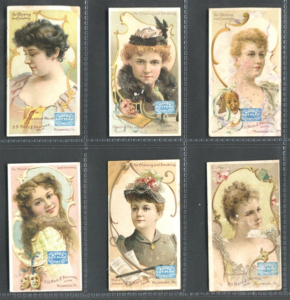 N295 Mayo Cut Plug Actresses Lot of (12) Cards