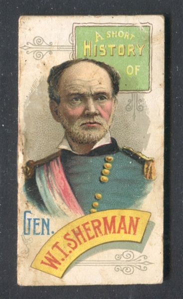 N78 Duke Histories of Generals Booklet - W.T. Sherman