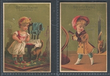 Allen & Ginter Our Little Beauties Lot of (2) Trade Cards