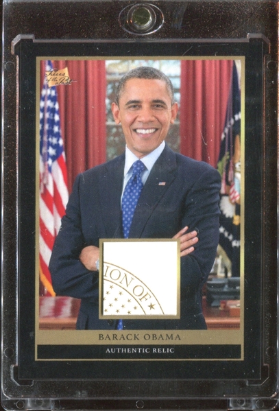 2024 Pieces of the Past Relic Card - Barack Obama