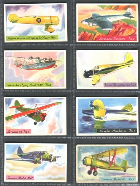 F277-1 Heinz Rice Flakes Famous Airplanes Lot of (23) Cards