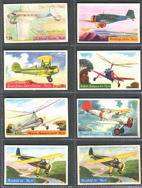 F277-1 Heinz Rice Flakes Famous Airplanes Lot of (23) Cards