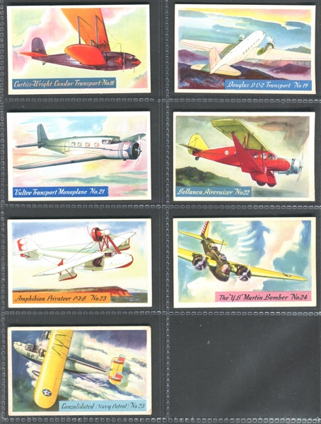 F277-1 Heinz Rice Flakes Famous Airplanes Lot of (23) Cards