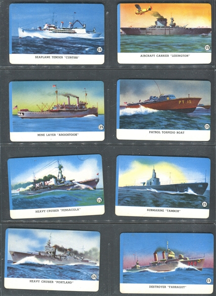 R112 Card-O Airplane Cards Mixed Lot of (129) Cards