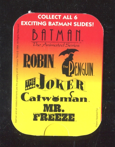 1994 Tayto Crisps Batman Mechanical Card