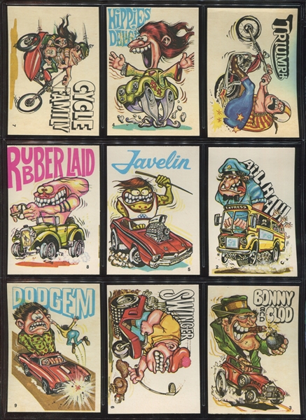 1973 Donruss Fabulous Odd Rods Complete Set of (66) Cards