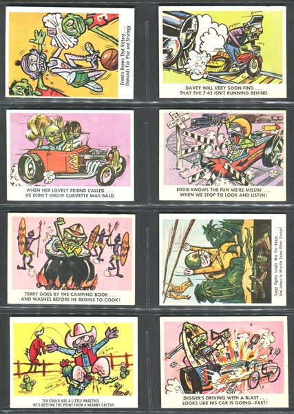 1965 Fleer Weird-Ohs Complete Set of (66) Cards